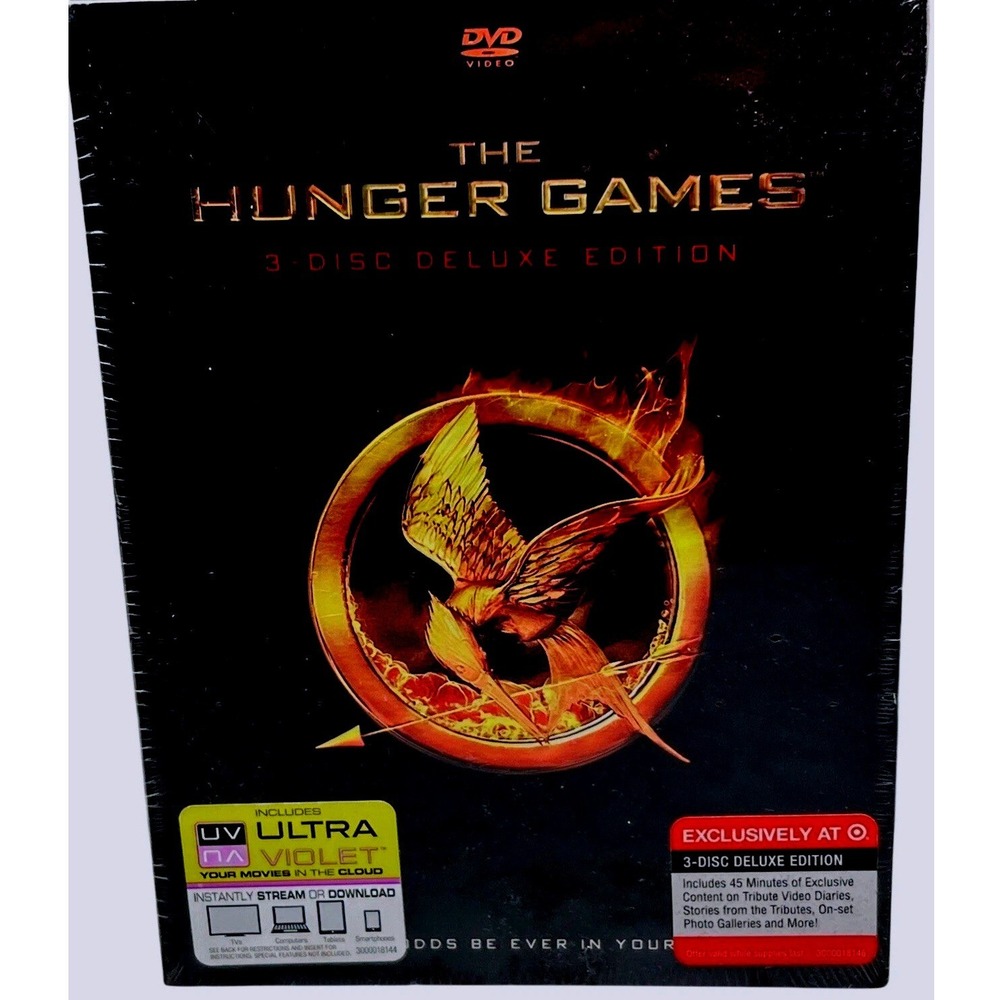The Hunger Games DVD‎ 3-Disc Deluxe Edition Target Exclusive Lionsgate Sealed